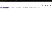 Tablet Screenshot of milksugar.de